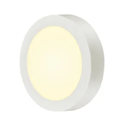 SLV Senser Wall/Taklampa Aluminium Vit 13W 830lm - 930 Varm Vit | Bästa Färgåtergivning - Dimbar
