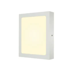 SLV Senser Wall/Taklampa Aluminium Vit 15W 1140lm - 930 Varm Vit | Bästa Färgåtergivning - Dimbar