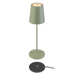 SLV Vinolina Two Bordslampa Aluminium Grön 2W 140lm - 822-827-830 CCT | IP65 - Touchdimmerbar