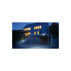 Steinel LED Vägglampa XSolar L-S Silver 150lm - 830 Varm Vit | Solar - Rörelse- Och Ljussensor