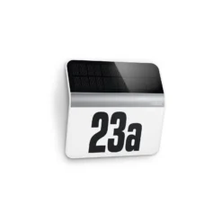 Steinel LED Vägglampa XSolar LH-N Husnummer Light RVS | Solar - Ljussensor