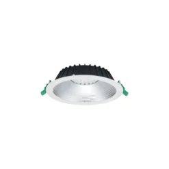Sylvania LED Downlight Insaver Slim Aluminium Vit 2350lm 70D - 830 Varm Vit | Utskärning 225mm - IP44