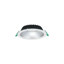 Sylvania LED Downlight Insaver Slim Aluminium Vit 2350lm 70D - 830 Varm Vit | Utskärning 225mm - IP44