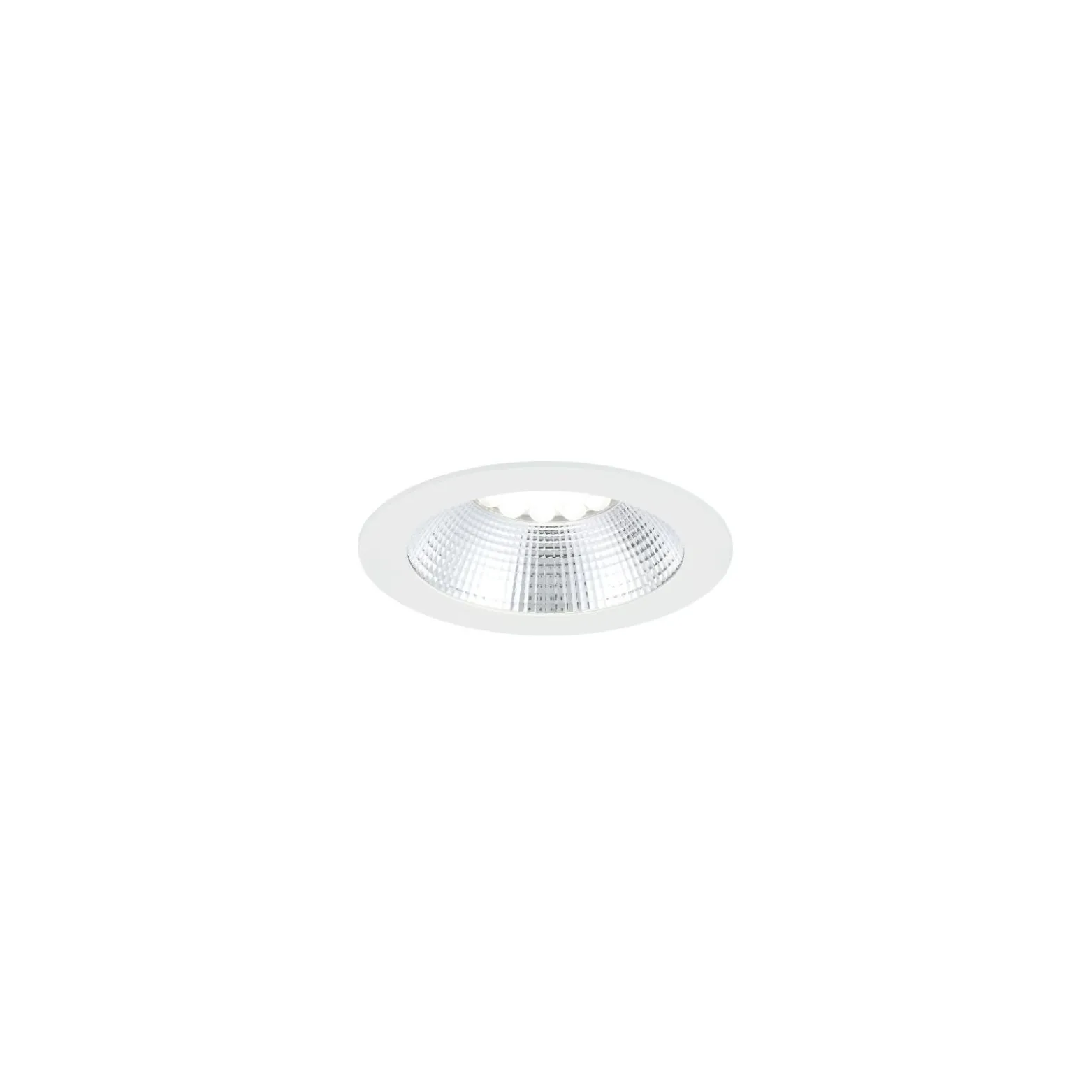 Sylvania LED Downlight Insaver Slim Aluminium Vit 1150lm 70D - 830 Varm Vit | Utskärning 150mm - IP44 - UGR <19