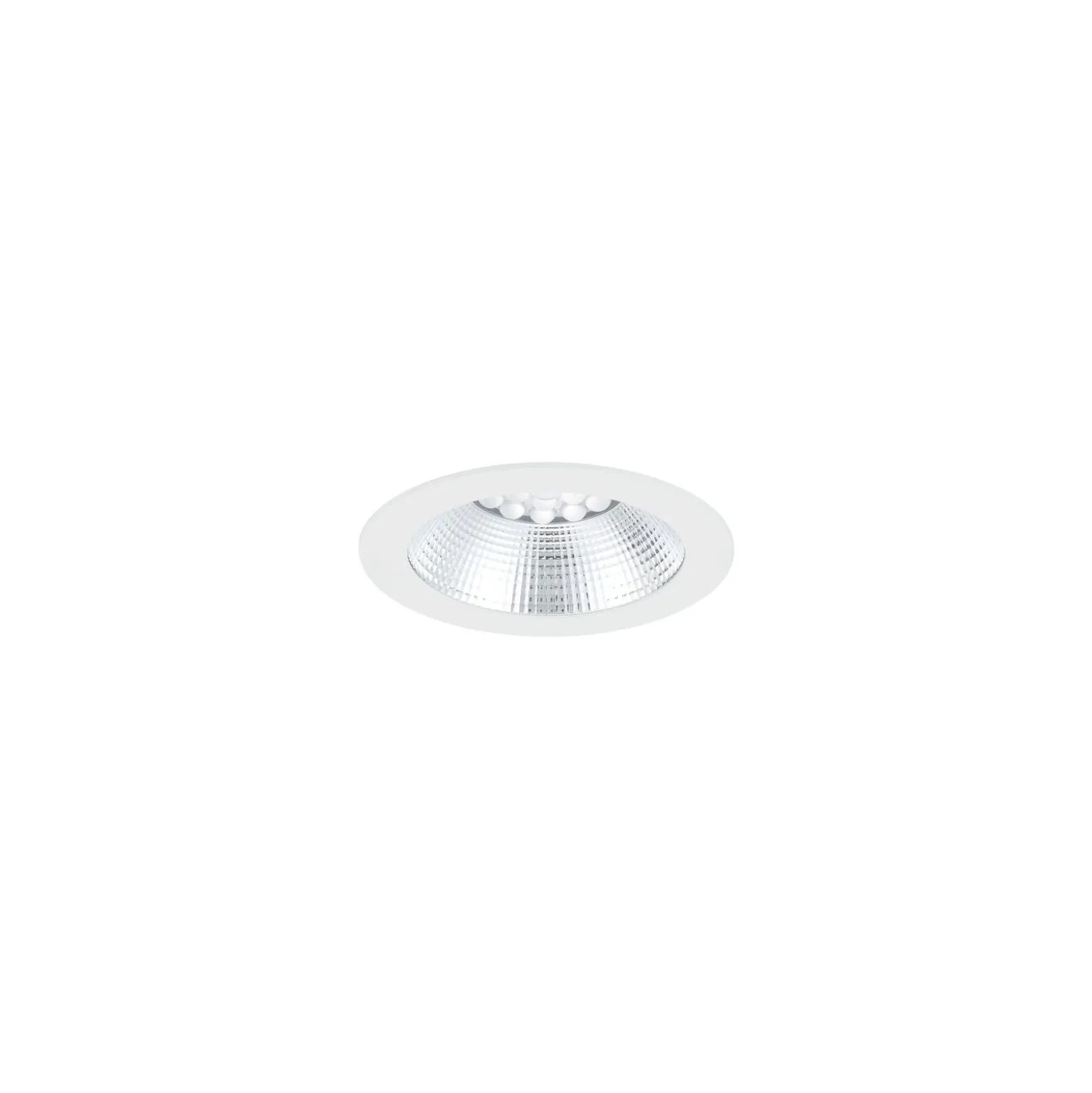 Sylvania LED Downlight Insaver Slim Aluminium Vit 1150lm 70D - 830 Varm Vit | Utskärning 150mm - IP44 - UGR <19