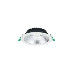 Sylvania LED Downlight Insaver Slim Aluminium Vit 2050lm 70D - 840 Kallvit | Utskärning 205mm - IP44