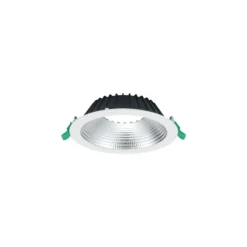 Sylvania LED Downlight Insaver Slim Aluminium Vit 2050lm 70D - 840 Kallvit | Utskärning 205mm - IP44