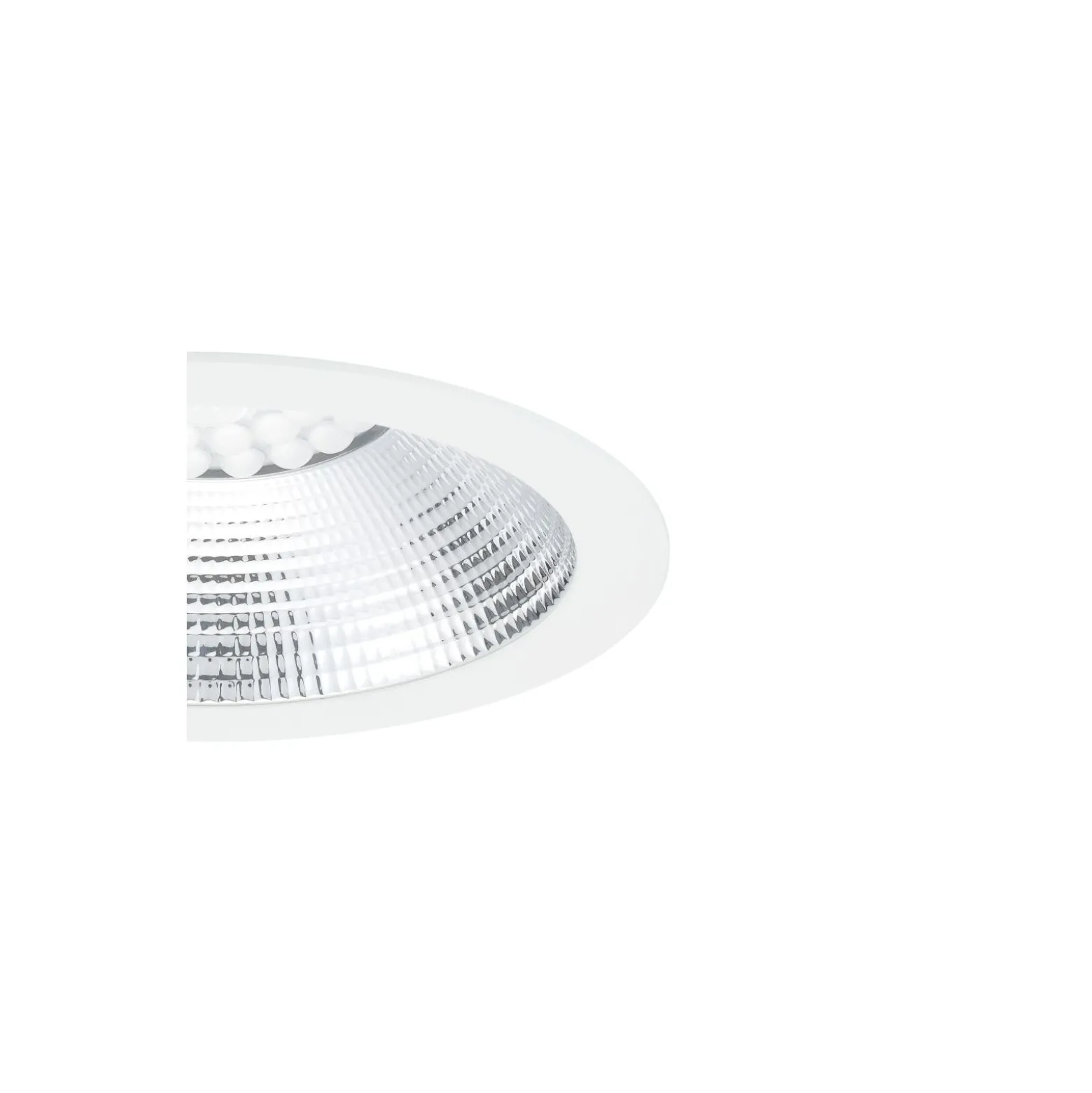 Sylvania LED Downlight Insaver Slim Aluminium Vit 1950lm 70D - 830 Varm Vit | Utskärning 205mm - IP44