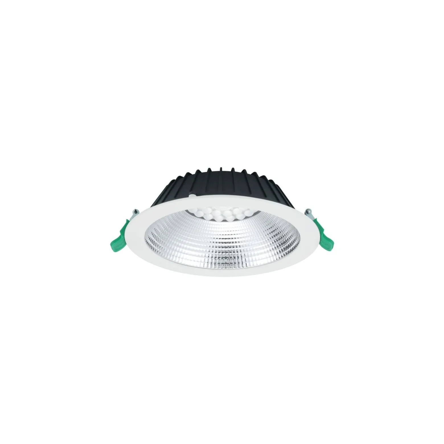 Sylvania LED Downlight Insaver Slim Aluminium Vit 1950lm 70D - 830 Varm Vit | Utskärning 205mm - IP44