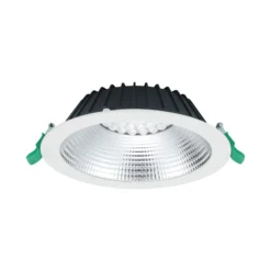Sylvania LED Downlight Insaver Slim Aluminium Vit 1950lm 70D - 830 Varm Vit | Utskärning 205mm - IP44