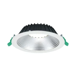 Sylvania LED Downlight Insaver Slim Aluminium Vit 2500lm 70D - 840 Kallvit | Utskärning 205mm - IP44 - UGR <19