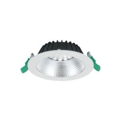 Sylvania LED Downlight Insaver Slim Aluminium Vit 1200lm 70D - 840 Kallvit | Utskärning 150mm - IP44 - UGR <19