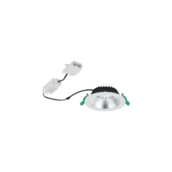 Sylvania LED Downlight Insaver Slim Aluminium Vit 1200lm 70D - 840 Kallvit | Utskärning 150mm - IP44 - UGR <19