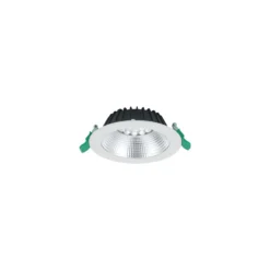 Sylvania LED Downlight Insaver Slim Aluminium Vit 1200lm 70D - 840 Kallvit | Utskärning 150mm - IP44 - UGR <19