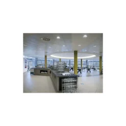 Sylvania LED Downlight Insaver Slim 175 Aluminium Vit 13W 1650lm 70D - 830 Varm Vit | Utskärning 175mm - IP44 - Dimbar