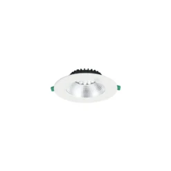Sylvania LED Downlight Insaver Slim Aluminium Vit 13W 1200lm 70D - 840 Kallvit | Utskärning 175mm - IP44 - UGR <19 - Rörelsesensor