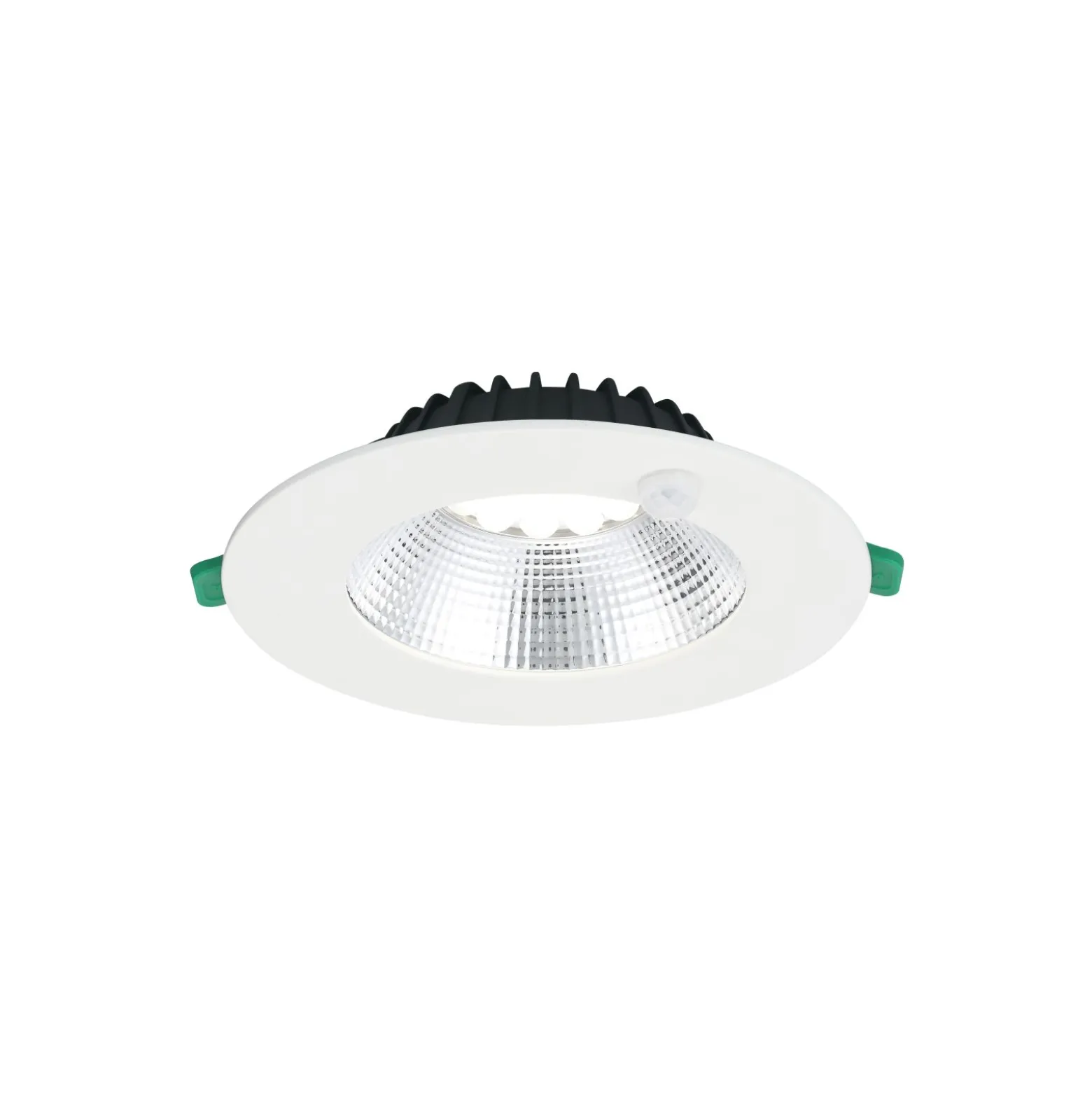 Sylvania LED Downlight Insaver Slim Aluminium Vit 13W 1200lm 70D - 840 Kallvit | Utskärning 175mm - IP44 - UGR <19 - Rörelsesensor