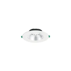 Sylvania LED Downlight Insaver Slim Aluminium Vit 13W 1200lm 70D - 840 Kallvit | Utskärning 175mm - IP44 - UGR <19 - Rörelsesensor