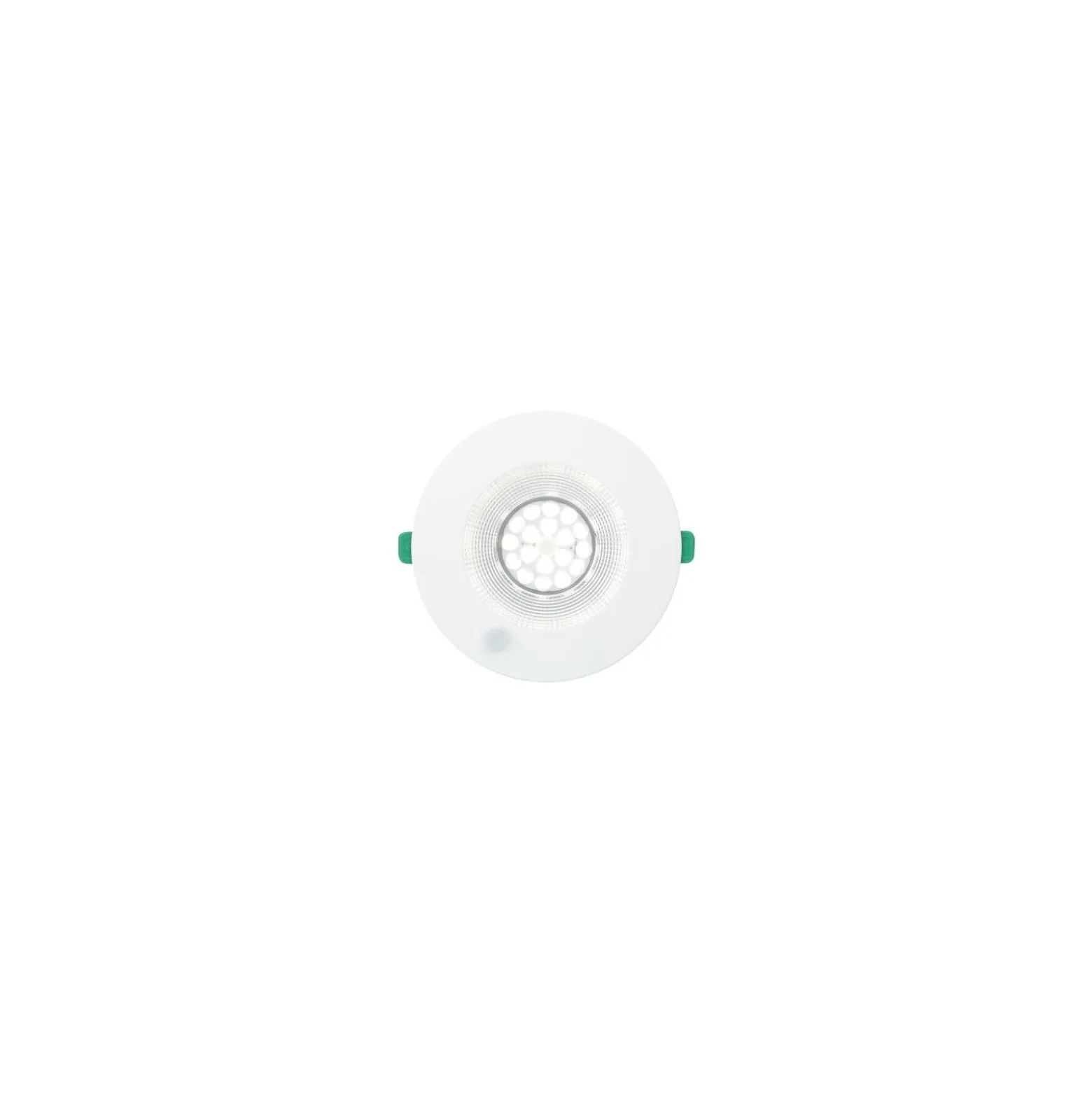 Sylvania LED Downlight Insaver Slim Aluminium Vit 13W 1200lm 70D - 840 Kallvit | Utskärning 175mm - IP44 - UGR <19 - Rörelsesensor