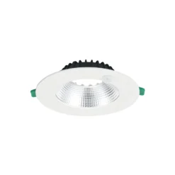 Sylvania LED Downlight Insaver Slim Aluminium Vit 13W 1150lm 70D - 830 Varm Vit | Utskärning 175mm - IP44 - UGR <19 - Rörelsesensor