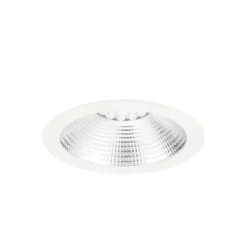 Sylvania LED Downlight Insaver Slim Aluminium Vit 13W 1650lm 70D - 830 Varm Vit | Utskärning 175mm - IP44 - UGR <19