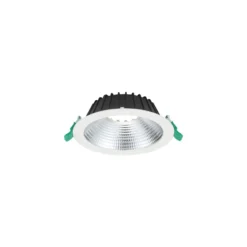 Sylvania LED Downlight Insaver Slim Aluminium Vit 13W 1700lm 70D - 840 Kallvit | Utskärning 175mm - IP44 - UGR <19