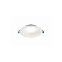 Sylvania LED Downlight Start 225 Aluminium Vit 23W 2350lm 77D - 830 Varm Vit | Utskärning 225mm - IP54