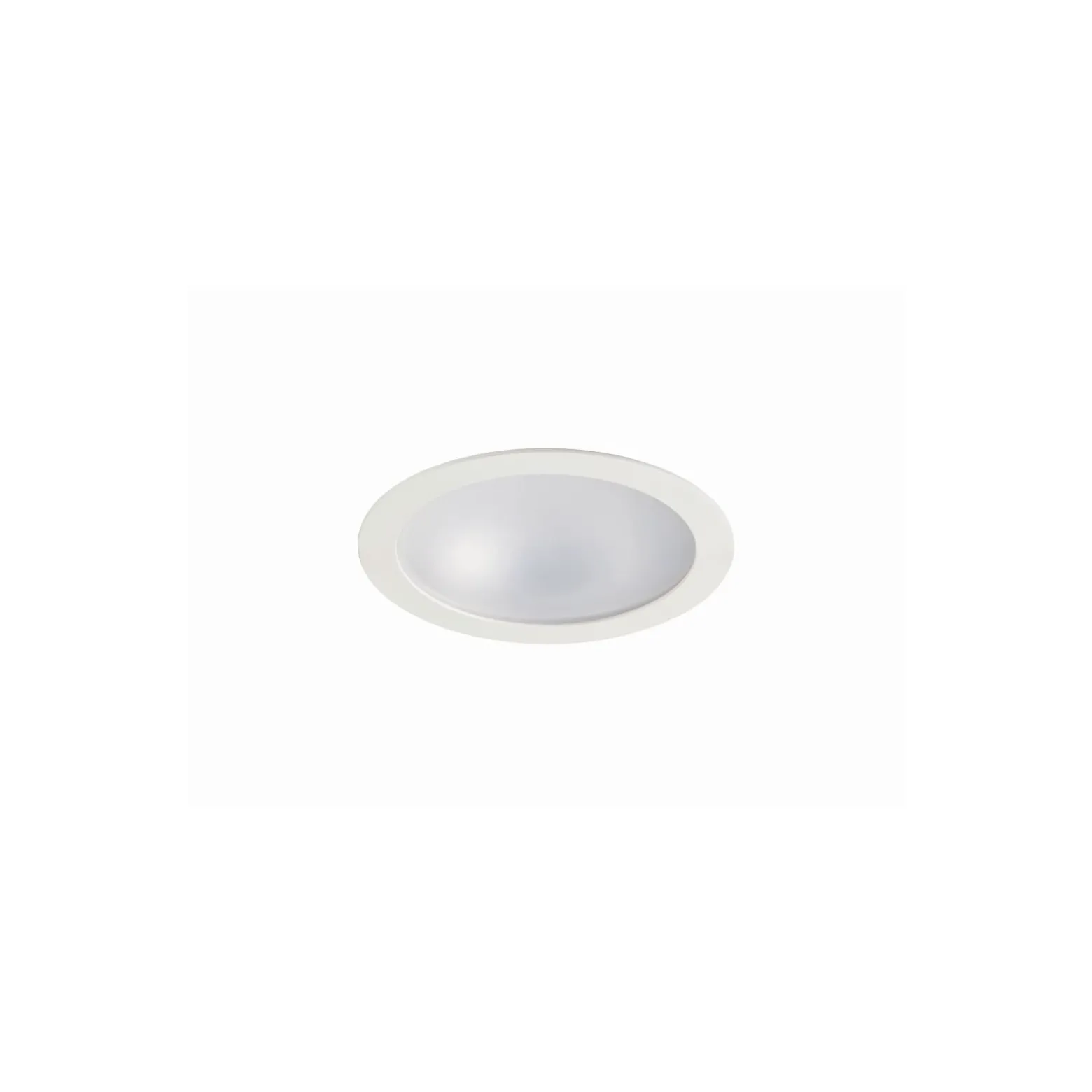Sylvania LED Downlight Start 205 Aluminium Vit 20W 2100lm 74D - 830 Varm Vit | Utskärning 205mm - IP54 - Dimbar