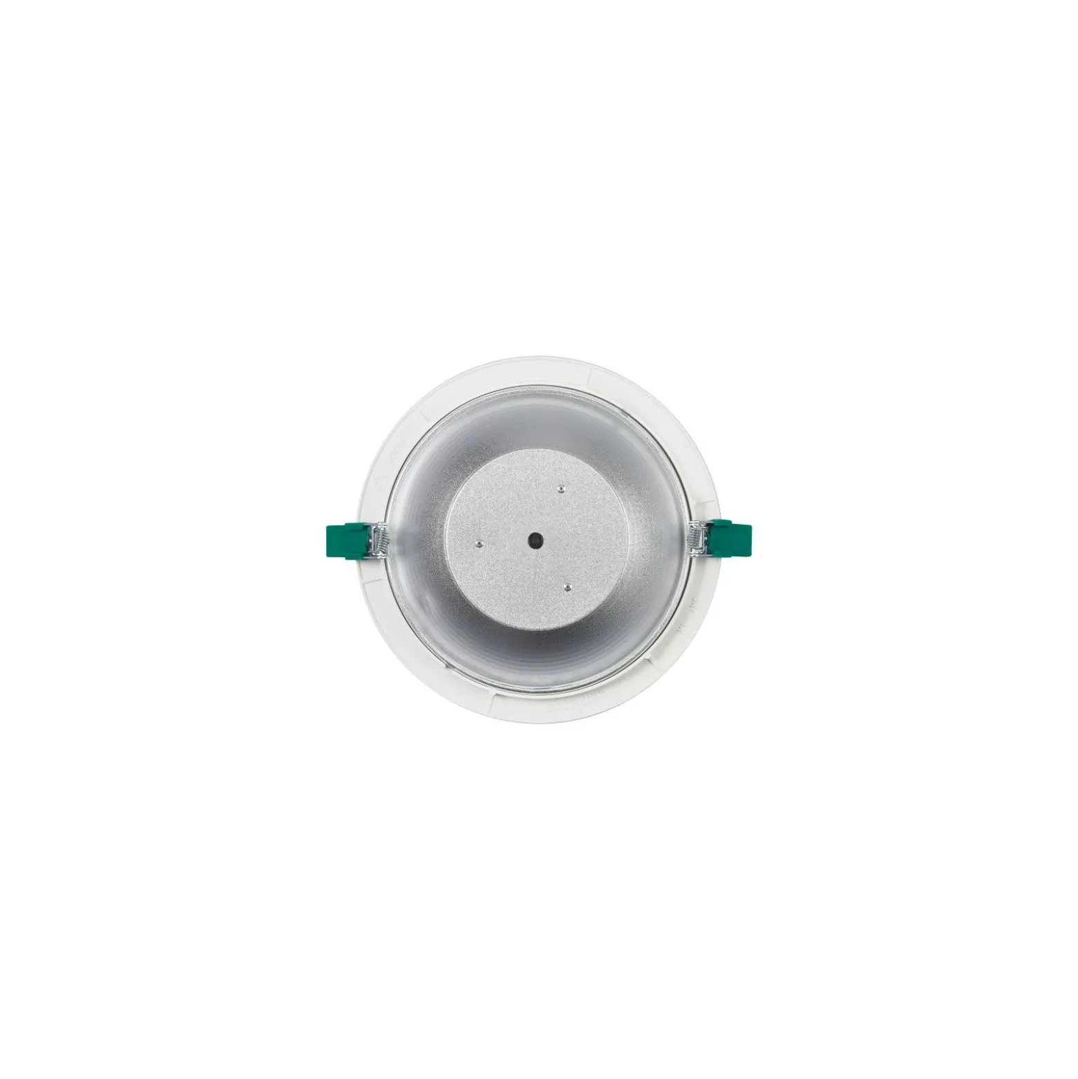 Sylvania LED Downlight Start 205 Aluminium Vit 20W 2100lm 74D - 830 Varm Vit | Utskärning 205mm - IP54 - Dimbar