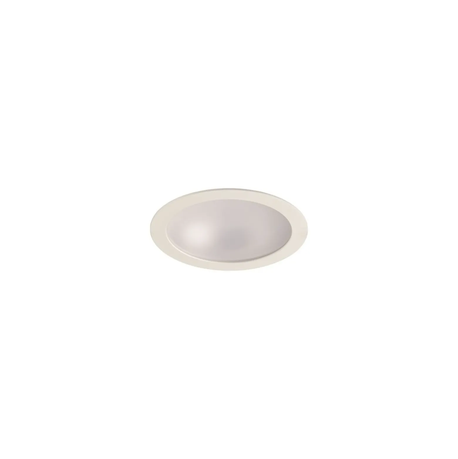 Sylvania LED Downlight Start 205 Aluminium Vit 20W 2100lm 74D - 830 Varm Vit | Utskärning 205mm - IP54 - Dimbar
