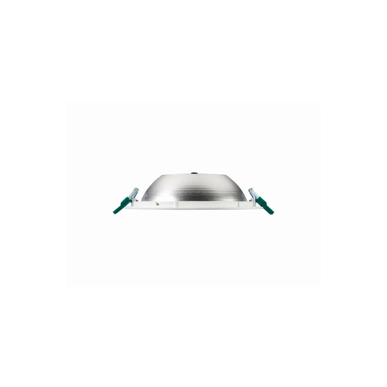 Sylvania LED Downlight Start 205 Aluminium Vit 20W 2100lm 74D - 830 Varm Vit | Utskärning 205mm - IP54 - Dimbar