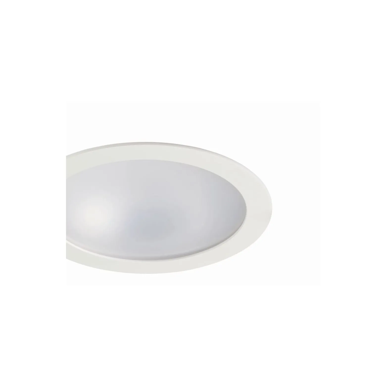 Sylvania LED Downlight Start 205 Aluminium Vit 20W 2100lm 74D - 830 Varm Vit | Utskärning 205mm - IP54 - Dimbar