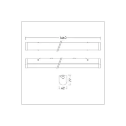 THORNeco LED Allmänbruksarmatur Poppy 40W 4504lm - 840 Kallvit | 150cm