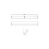 THORNeco LED Armatur ELSA VARIOFLEX Aluminium Vit 12W 1200lm - 930-935-940 CCT | Bästa Färgåtergivning & Microwave Sensor