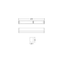 THORNeco LED Armatur ELSA VARIOFLEX Aluminium Vit 9W 800lm - 930-935-940 CCT | Bästa Färgåtergivning