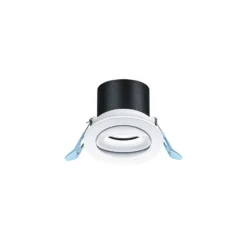 THORNeco LED Spot LILY Svart 9W 900lm 38D - 930 Varm Vit | 82mm - Utskärning 68mm - IP44 - Bästa färgåtergivning - Dimbar