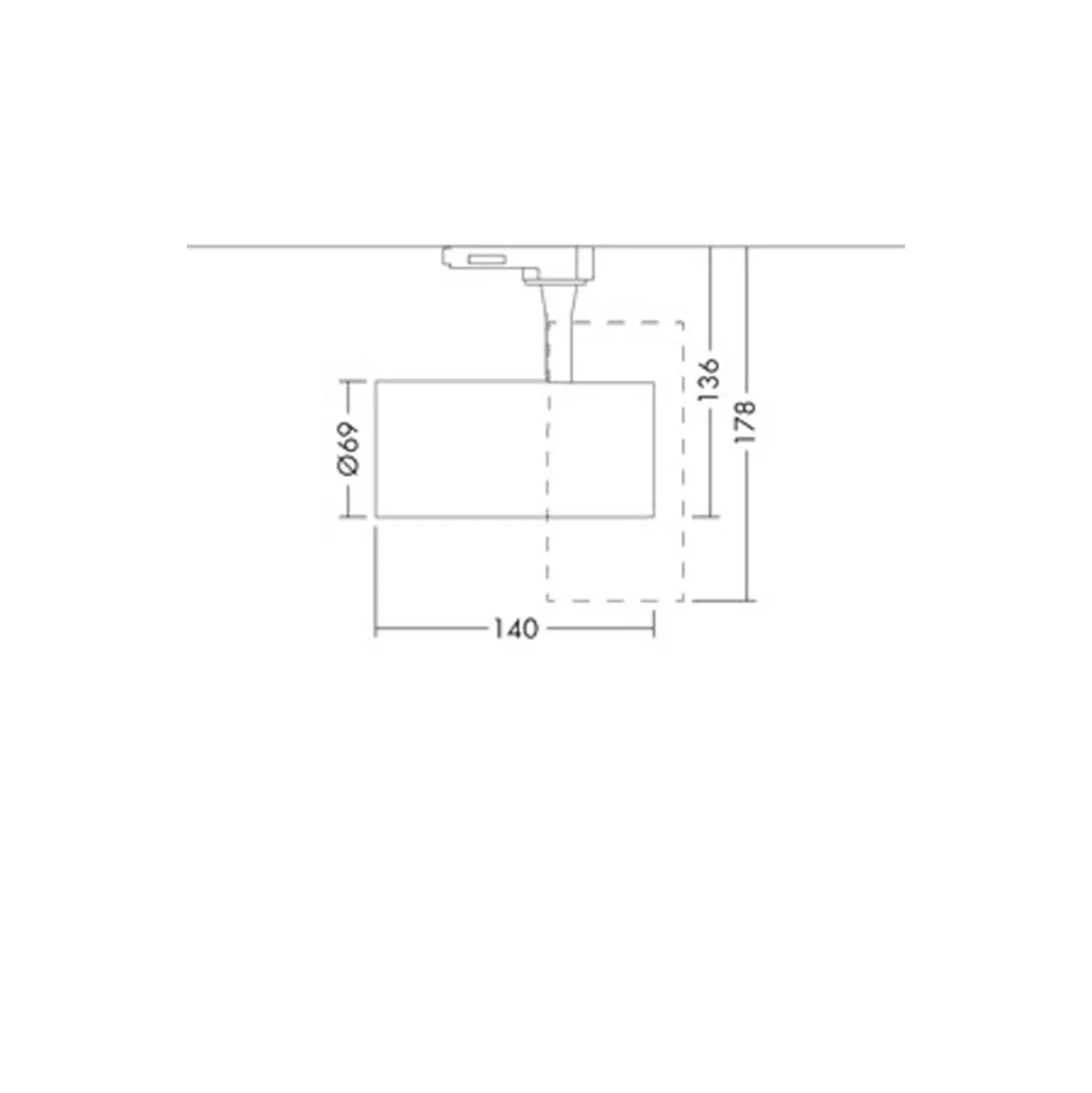 THORNeco LED Spårbelysning LUCA Aluminium Svart 23W 2108lm 38D - 930 Varm Vit | Bästa färgåtergivning