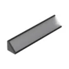 Topmet LED Profil CABI12 E slide - 1m - Complete set - Svart