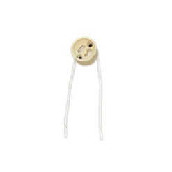 Universal GU10 Sockel - Universele GU10 Fitting - Vit 0.1m - 2 pole 0.5mm2 (För Noxion)